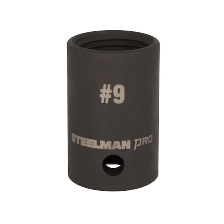 Steelman 1/2-Inch Drive x #9 Size Damaged Nut, Bolt and Wheel Lock Removal Socket 79374